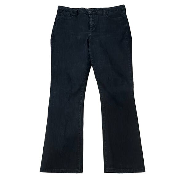 NYDJ Women's Barbara Bootcut Jeans Black Size 16 - Picture 2 of 7